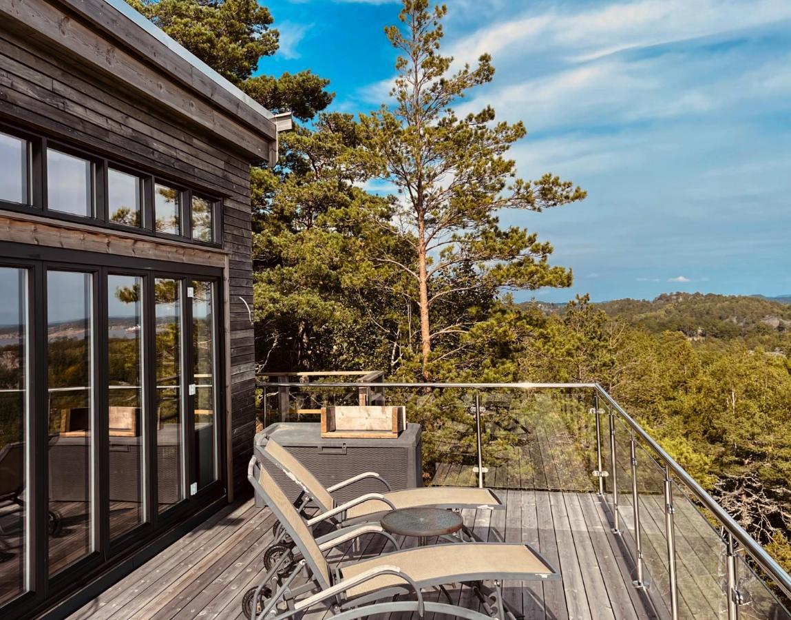 Brand New Beautiful Cabin View Wifi Sonos System Larvik Exterior photo